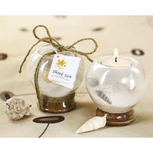 Sand and Shell Tealight Holder (Set of 10)