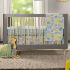 Tulip Garden 4 Piece Crib Bedding Set