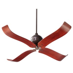 Red Barrel Studio 52 Reuven 4 Blade Ceiling Fan