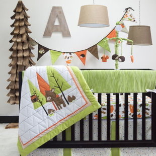 Enchanted Forest Crib Bedding Wayfair Charming Forest 6 Piece Crib Bedding Set