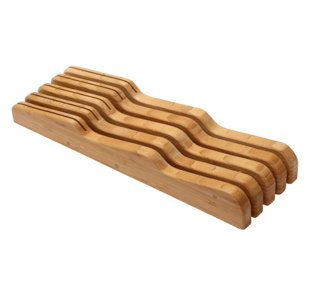 Knife Block Drawer Insert Wayfair Bamboo Knife Block In Drawer