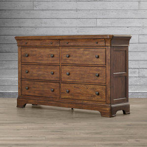 Gilcrest 8 Drawer Double Dresser by Loon Peak