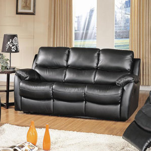 Brett Top Grain Leather Reclining Sofa by Wildon Home ?