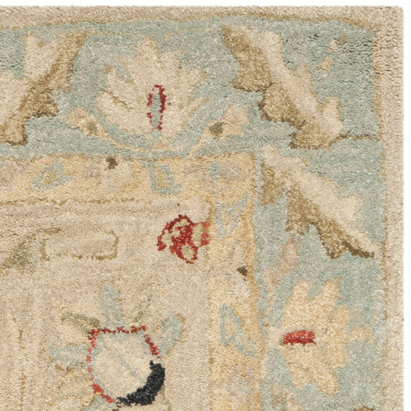 Safavieh Anatolia Natural/Soft Turquoise Area Rug & Reviews Wayfair