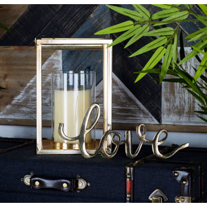 Glass and Metal Lantern