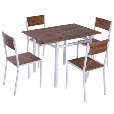 Laurel Foundry Virgil Dining Table Set With 4 Chairs Wayfair Co Uk