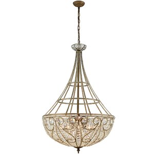 Goethe 10-Light Crystal Chandelier