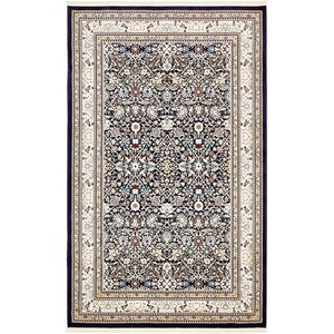 Courtright Navy Blue/Tan Area Rug