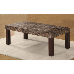 Marble Granite Top Coffee Tables You Ll Love Wayfair Mccullum Faux Marbelized Granite Coffee Table
