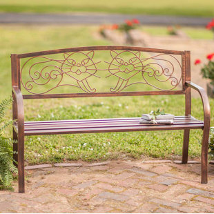 Cat Bench Wayfair Cat Metal Garden Bench