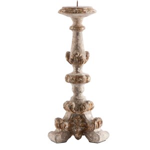 Parisian Cast Resin Candlestick