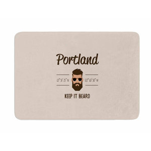 Original Hipster by Juan Polo Memory Foam Bath Mat