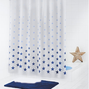 Star Curtains Wayfair Co Uk Stars Shower Curtain