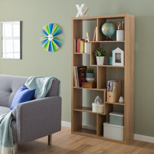 Shallow Depth Bookcase Wayfair Co Uk Delbert Bookcase