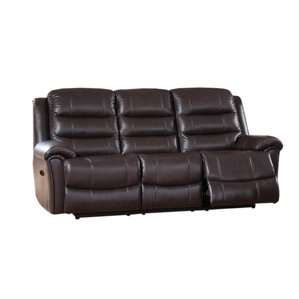 Astoria 2 Piece Leather Living Room Set by Amax