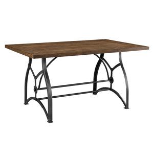Dionne Wood and Metal Dining Table by ..