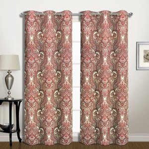 Southwood Paisley Blackout Thermal Grommet Panel Pair (Set of 2)