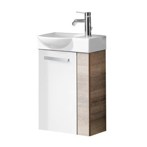 Fackelmann 45 cm Wandmontierter Waschtisch A-Vero