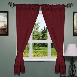 Elegant Subtle Fabric Curtain Panel (Set of 2)
