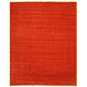 Neem Hand-Knotted Red Area Rug