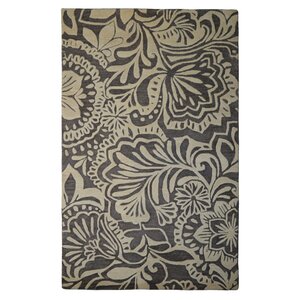 Wool Hand-Tufted Ivory/Brown Area Rug