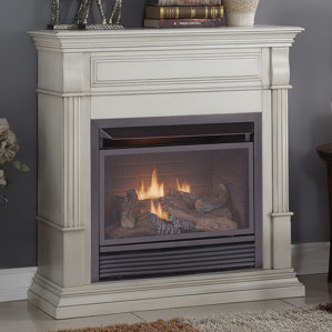 Dual Fuel Ventless Natural Gas / Propane Fireplace by Duluth Forge