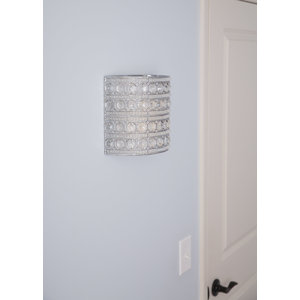 Garion Glam Doll Cordless 1-Light LED Flush Mount