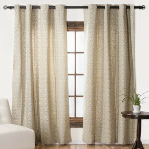 Solid Blackout Thermal Grommet Single Curtain Panel