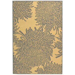 Barhill Natural/Blue Indoor/Outdoor Area Rug