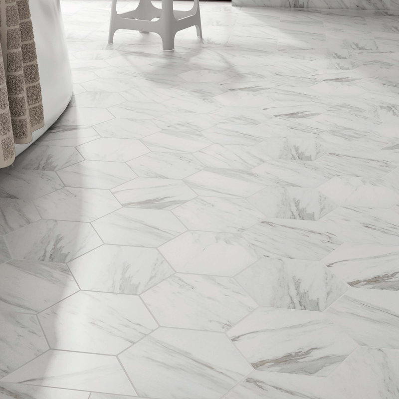 Elitetile Marbre Carrara 8 63 X 9 88 Porcelain Mosaic Tile Marbre Carrara 8 63 X 9 88 Porcelain Mosaic Tile