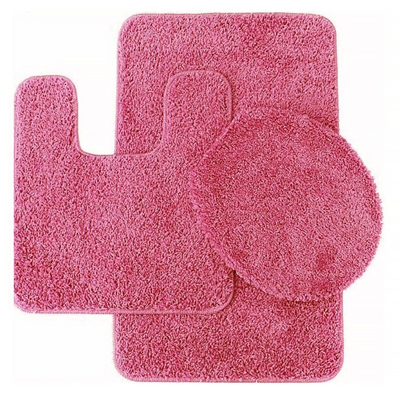 Sweet Home Collection Florence 3 Piece Bath Rug Set ...