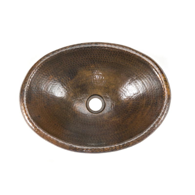 Premier Copper Products Metal Oval DropIn Bathroom Sink & Reviews