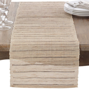 Coffee Themed Table Runners Wayfair Melaya Nubby Table Runner