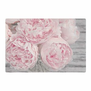 Suzanne Harford Peony Flowers Photography Pink Area Rug