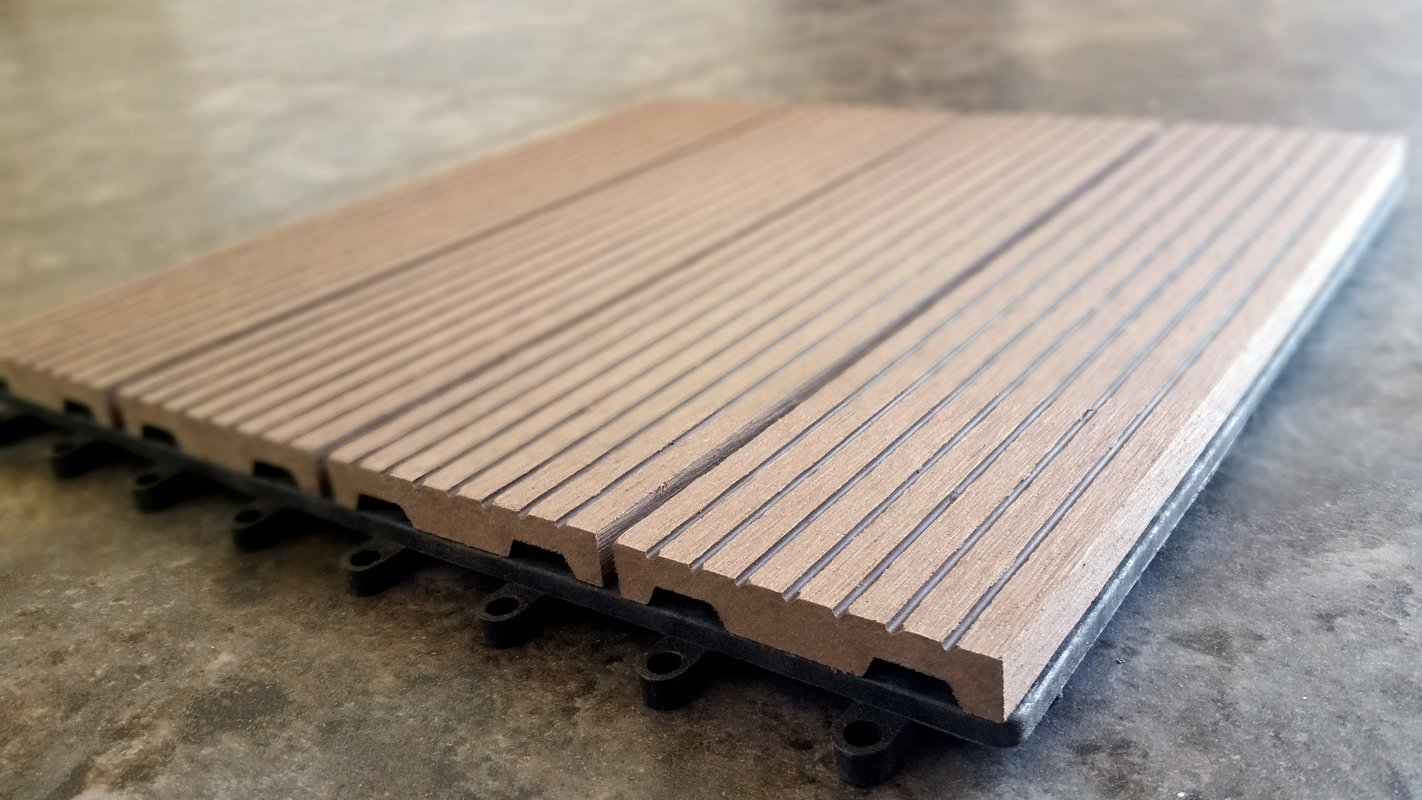 Vifah Sample Composite Ipe Deck Tiles Reviews Wayfair Sample Composite Ipe Deck Tiles