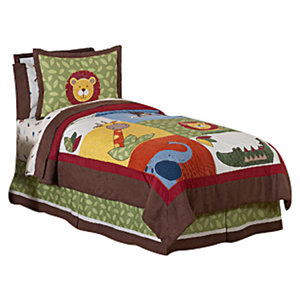 Jungle Time 4 Piece Twin Comforter Set