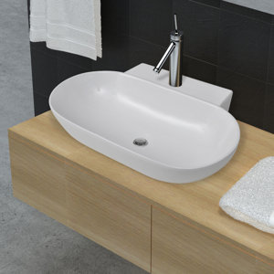 Home Etc 56 cm Wandbefestigtes Waschbecken