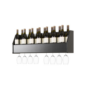 Keene 18 Bottle Wall Mounted Wine Rack..