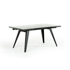 Clower Contemporary Extendable Glass T..