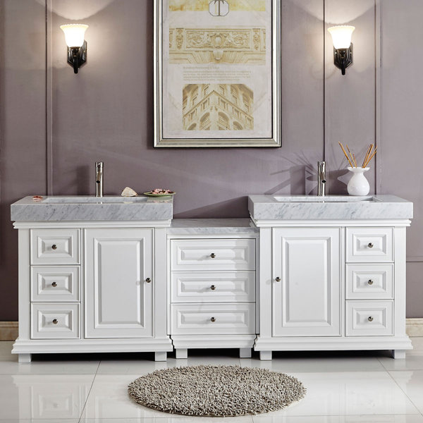 Darby Home Co Balfour Falls Contemporary 90 Double Bathroom Darby Home Co Balfour Falls Contemporary 90 Double Bathroom Vanity Set Wayfair