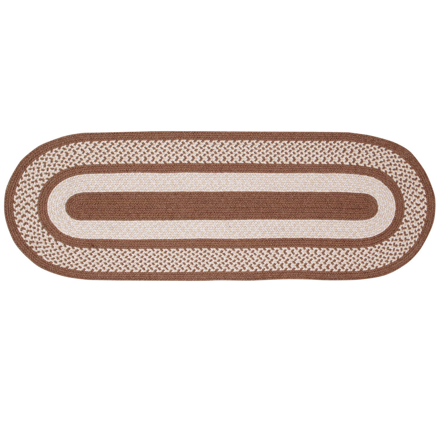 Portland Wool Braid Natural Area Rug