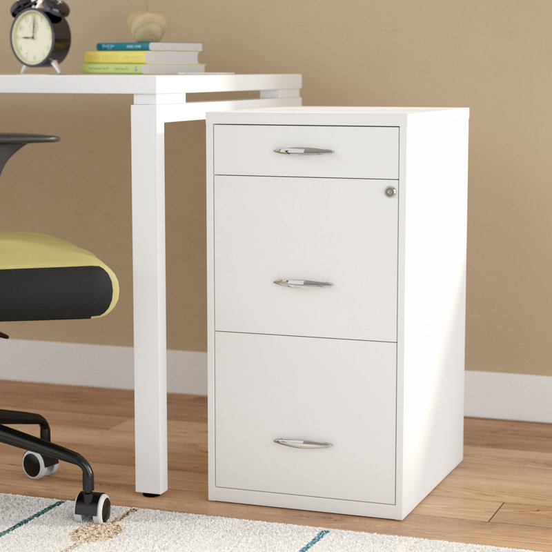 Rebrilliant Bottomley Steel 3 Drawer Filing Cabinet Reviews Wayfair Bottomley Steel 3 Drawer Filing Cabinet