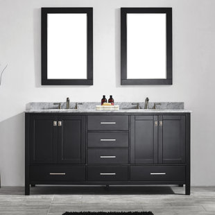 Charlton Home Arminta 72 Double Bathroom Vanity Set Wayfair Charlton Home Arminta 72 Double Bathroom Vanity Set Wayfair