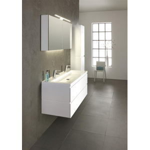 165 x 35 cm Spiegelschrank Nuance von Belfry Bat..
