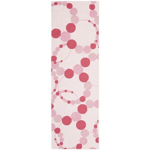 Claro Ivory/Pink Area Rug