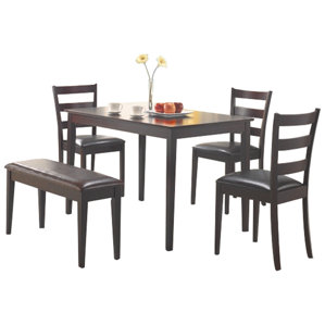 Harting 5 Piece Dining Set by Red Barr..
