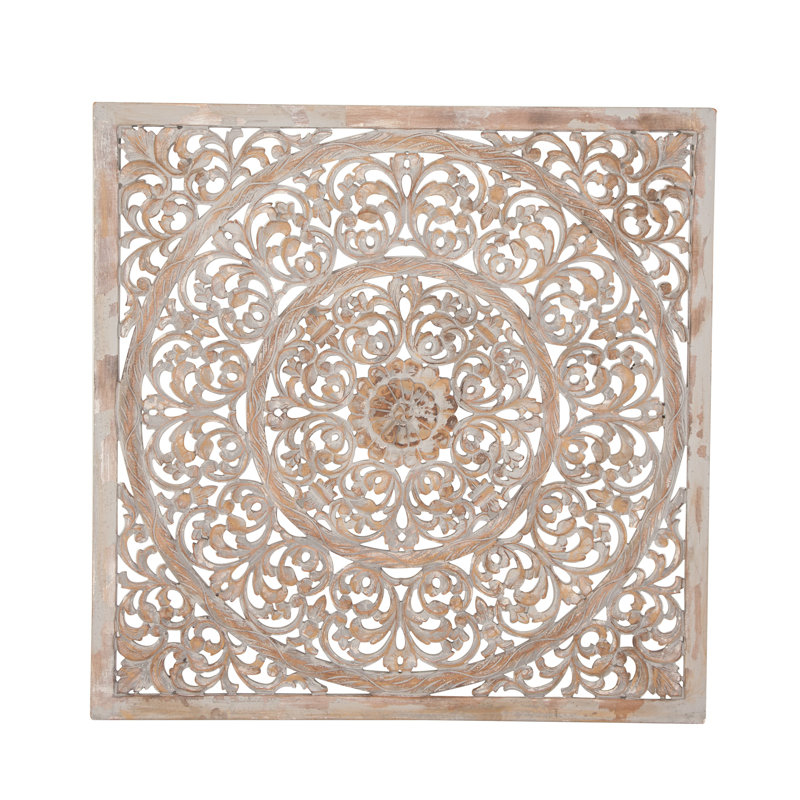 Bungalow Rose Rustic Wood Ornate Wall Decor Wayfair
