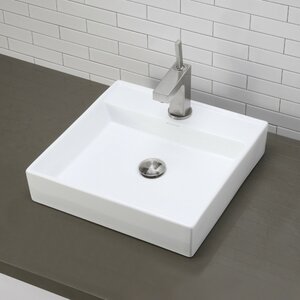 Aurelia Classically Redefined Square Vessel Bathroom Sink