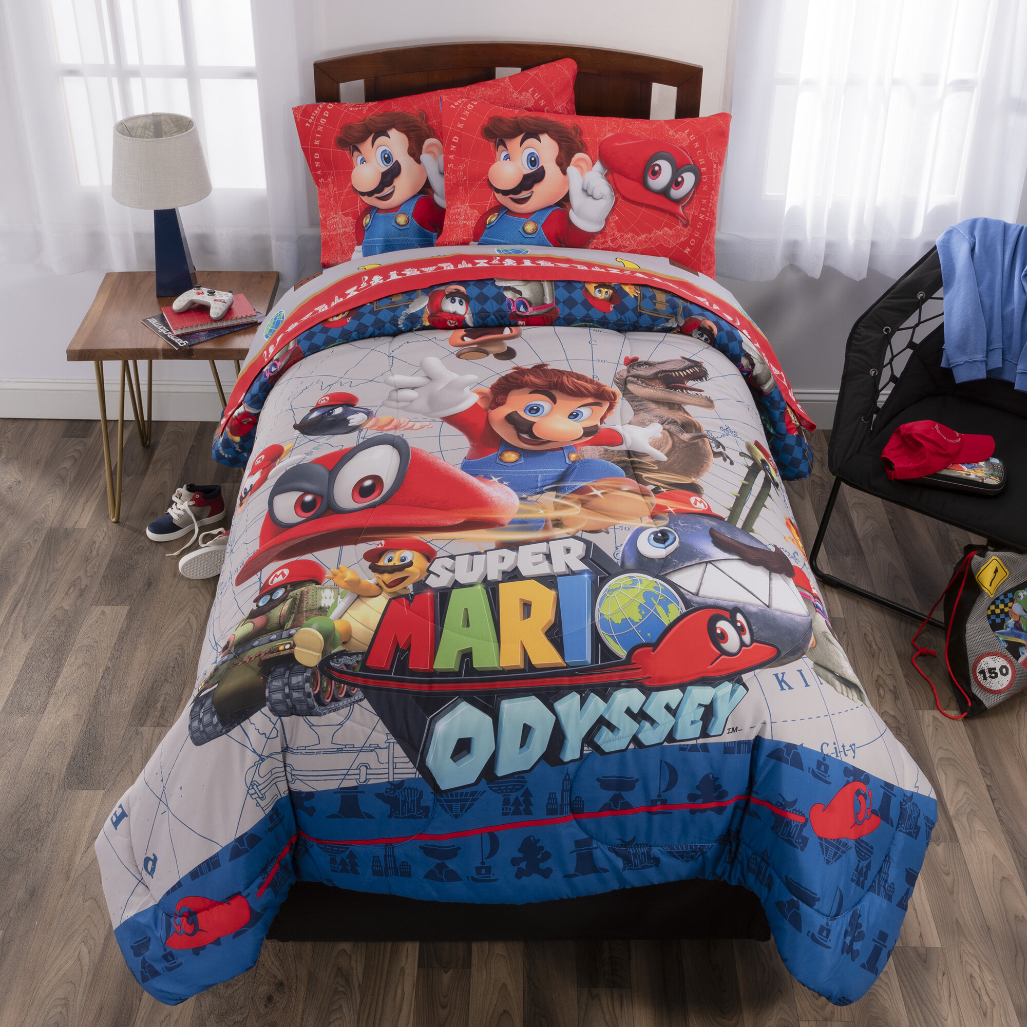 Franco Overwatch Full Comforter and Sheet Set with Pillow ...