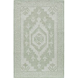 Hand-Tufted Winter Green Area Rug